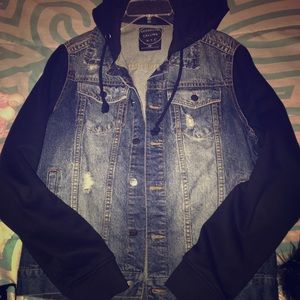 Jean hooded jacket